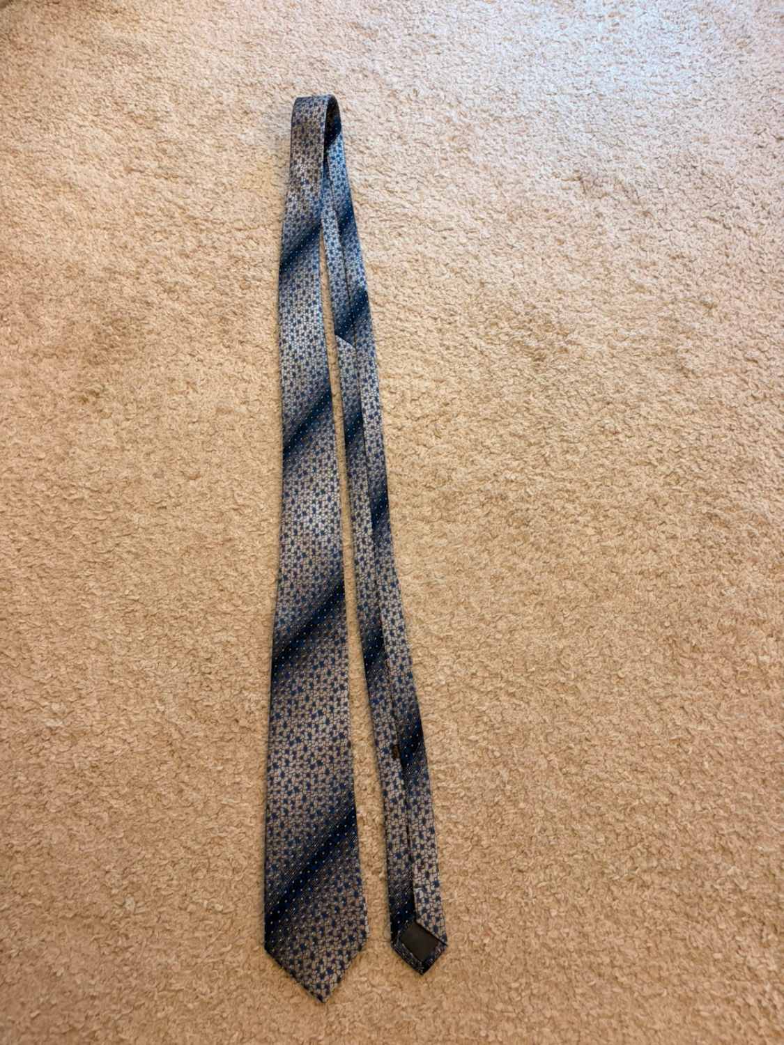 👔 Cravate Marquis - Bleu, Gris & Noir