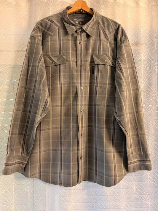 👕 Chemise Columbia XXL - Carreaux Gris