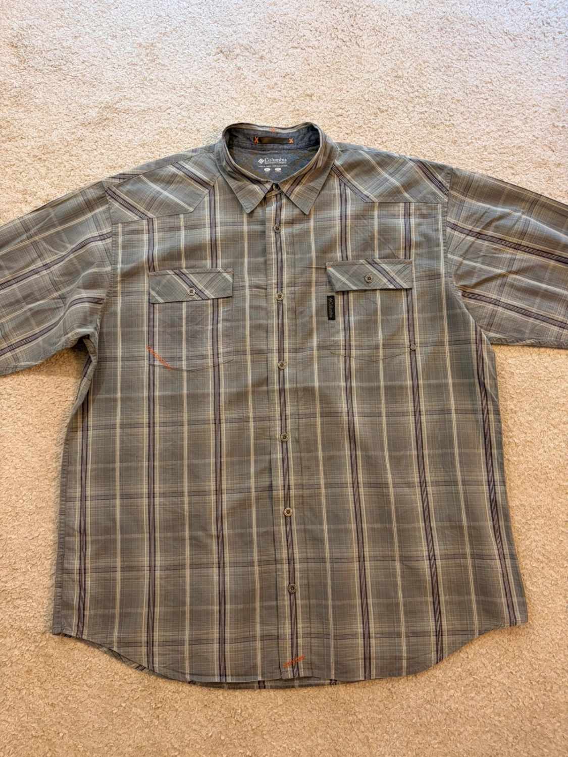 👕 Chemise Columbia XXL - Carreaux Gris