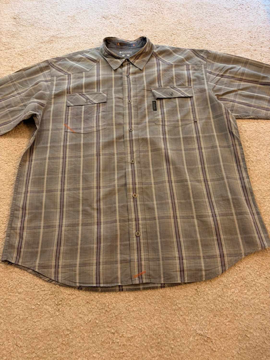 👕 Chemise Columbia XXL - Carreaux Gris