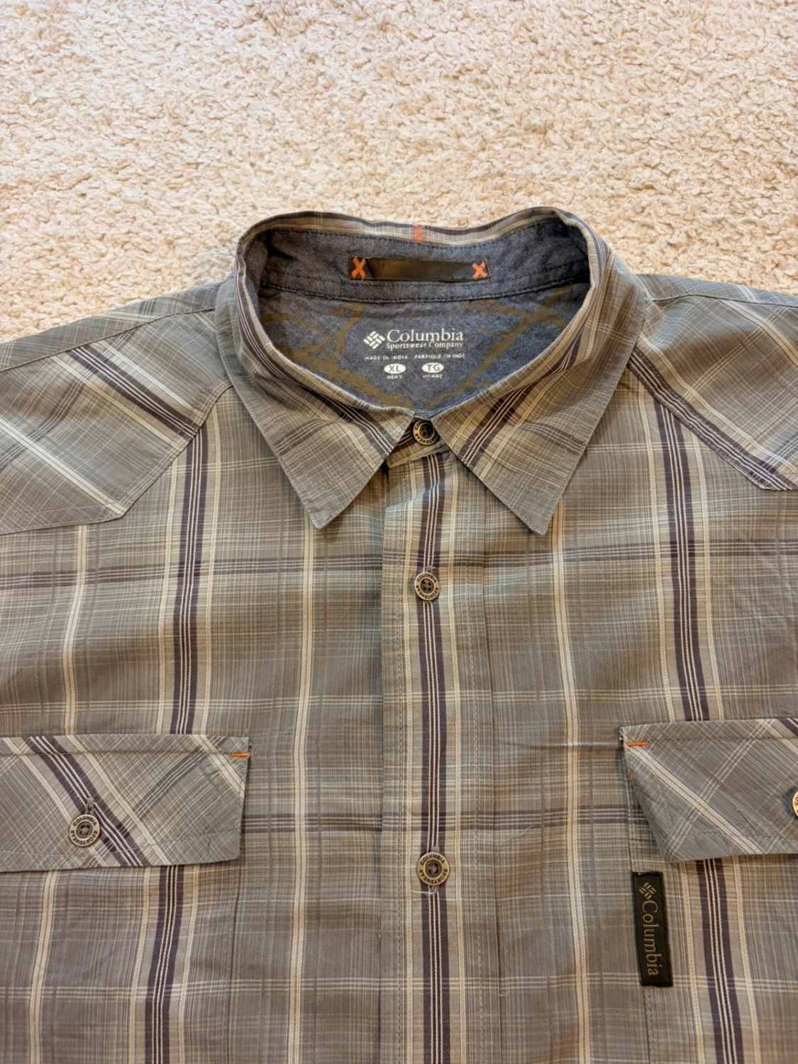 👕 Chemise Columbia XXL - Carreaux Gris