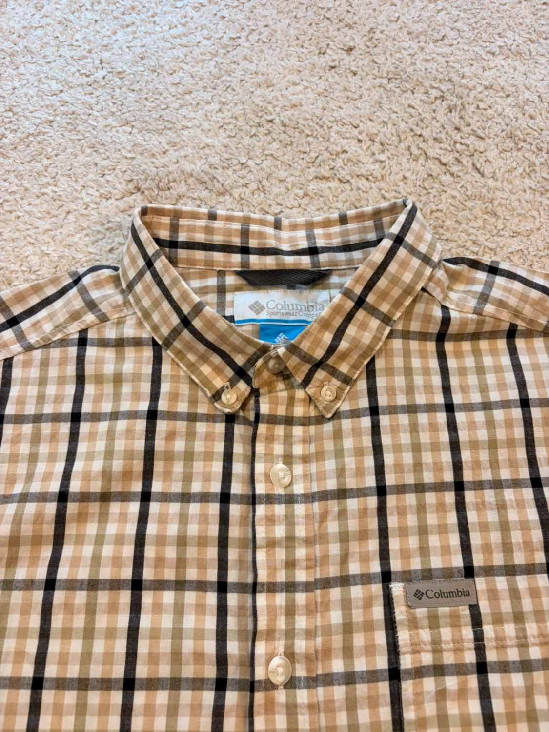 Chemise Columbia - Carreaux Kaki - L