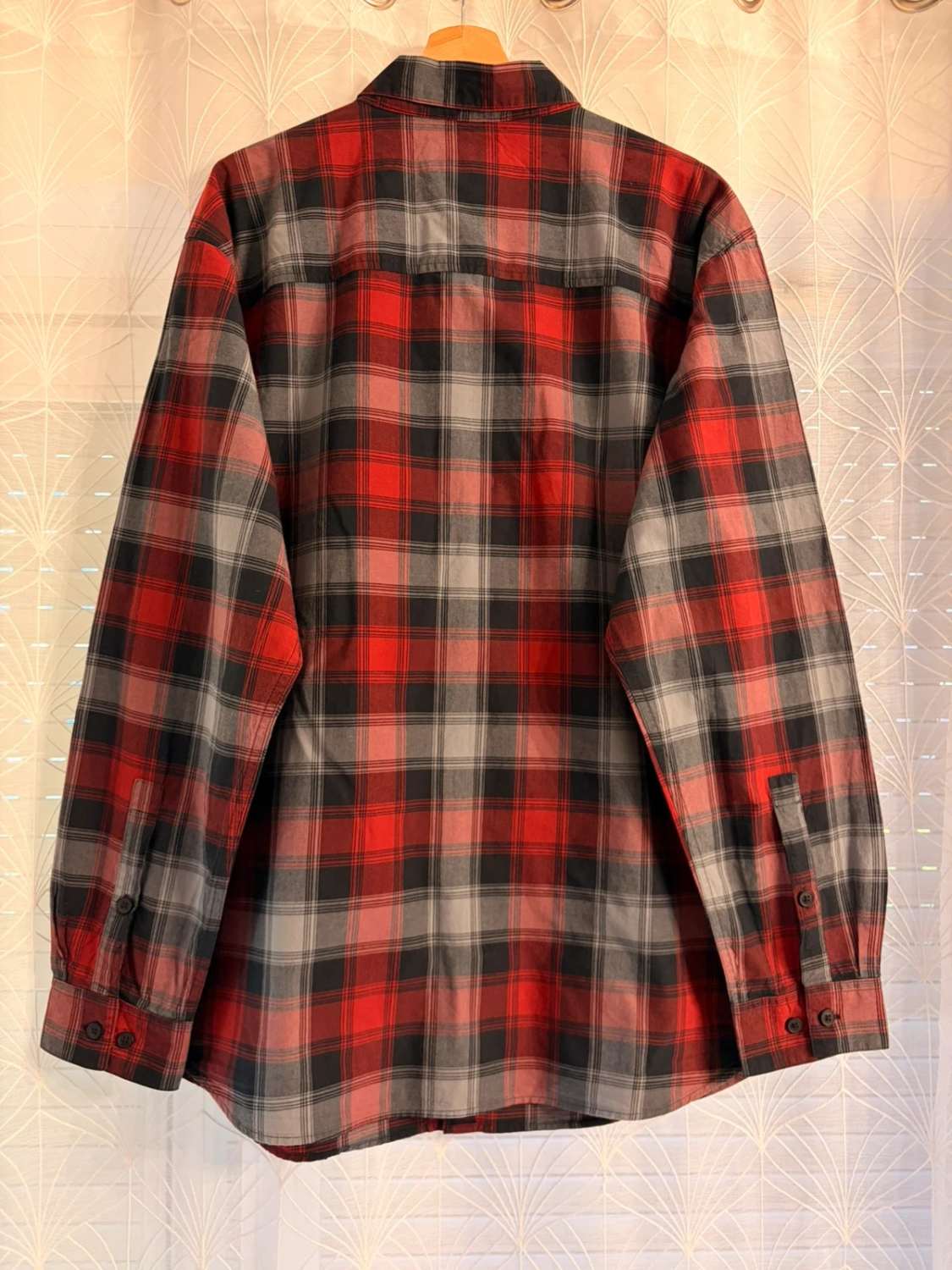 Chemise Columbia à carreaux Noir, Gris, Bordeaux & Rouge - XL