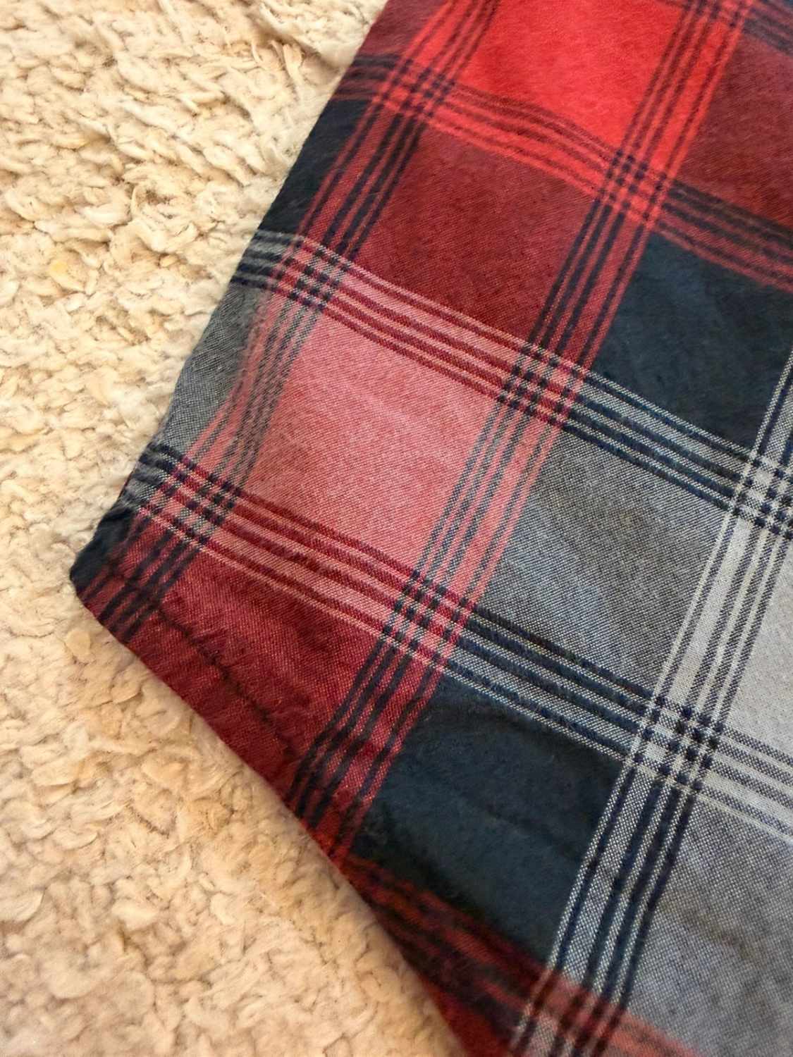Chemise Columbia à carreaux Noir, Gris, Bordeaux & Rouge - XL