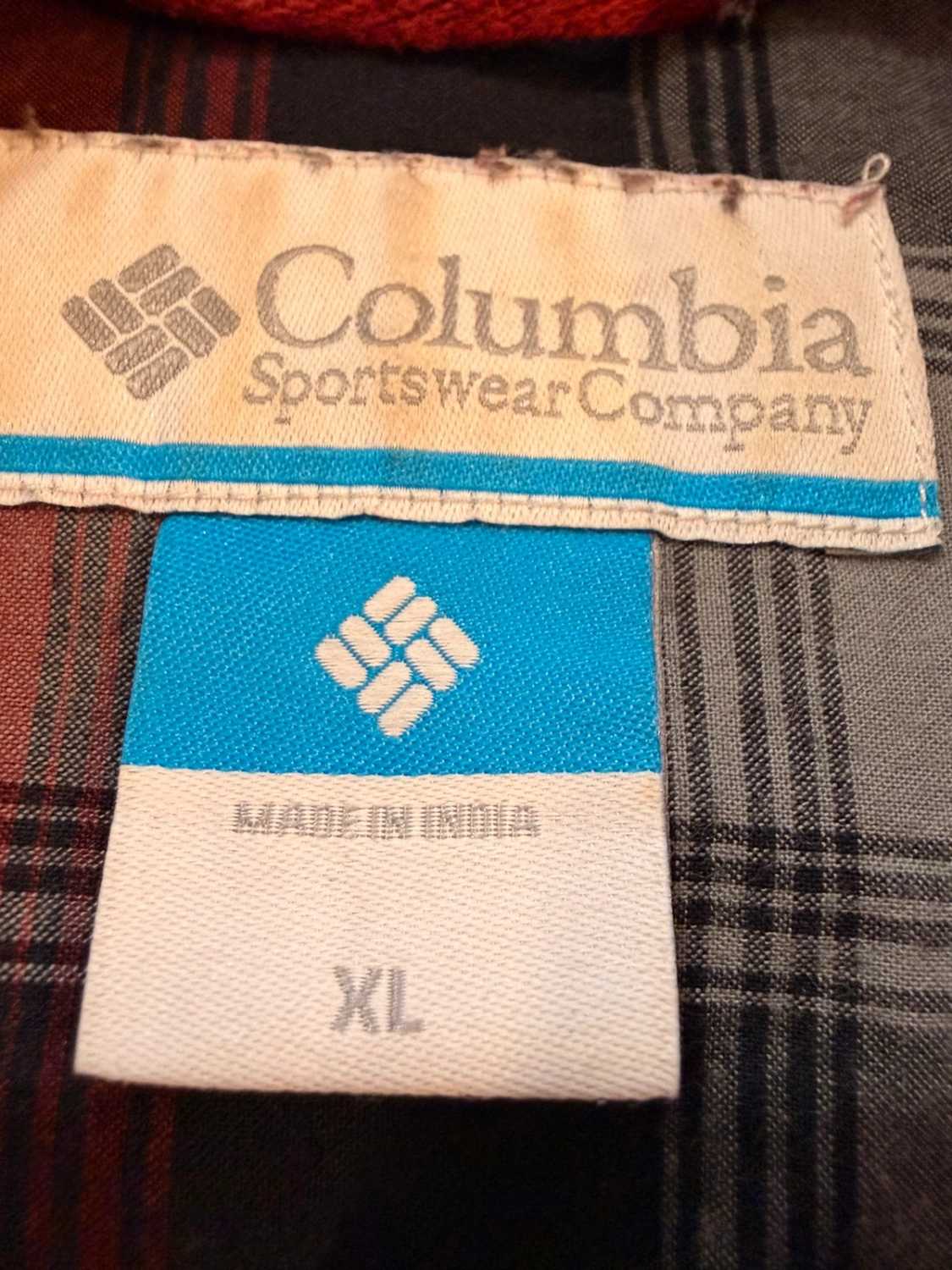 Chemise Columbia à carreaux Noir, Gris, Bordeaux & Rouge - XL