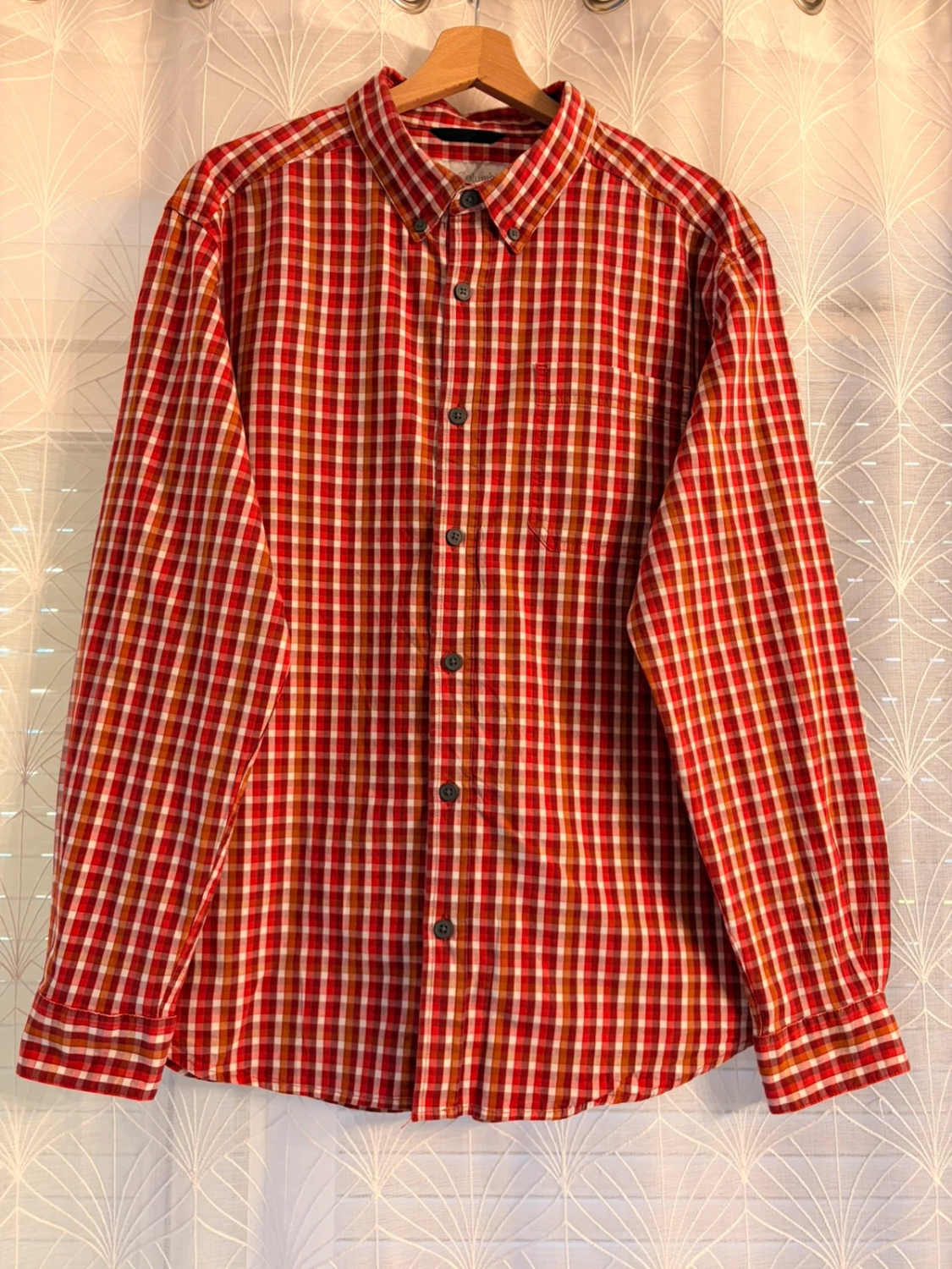 Chemise Columbia Bordeaux, Rouge, Blanc & Marron - L