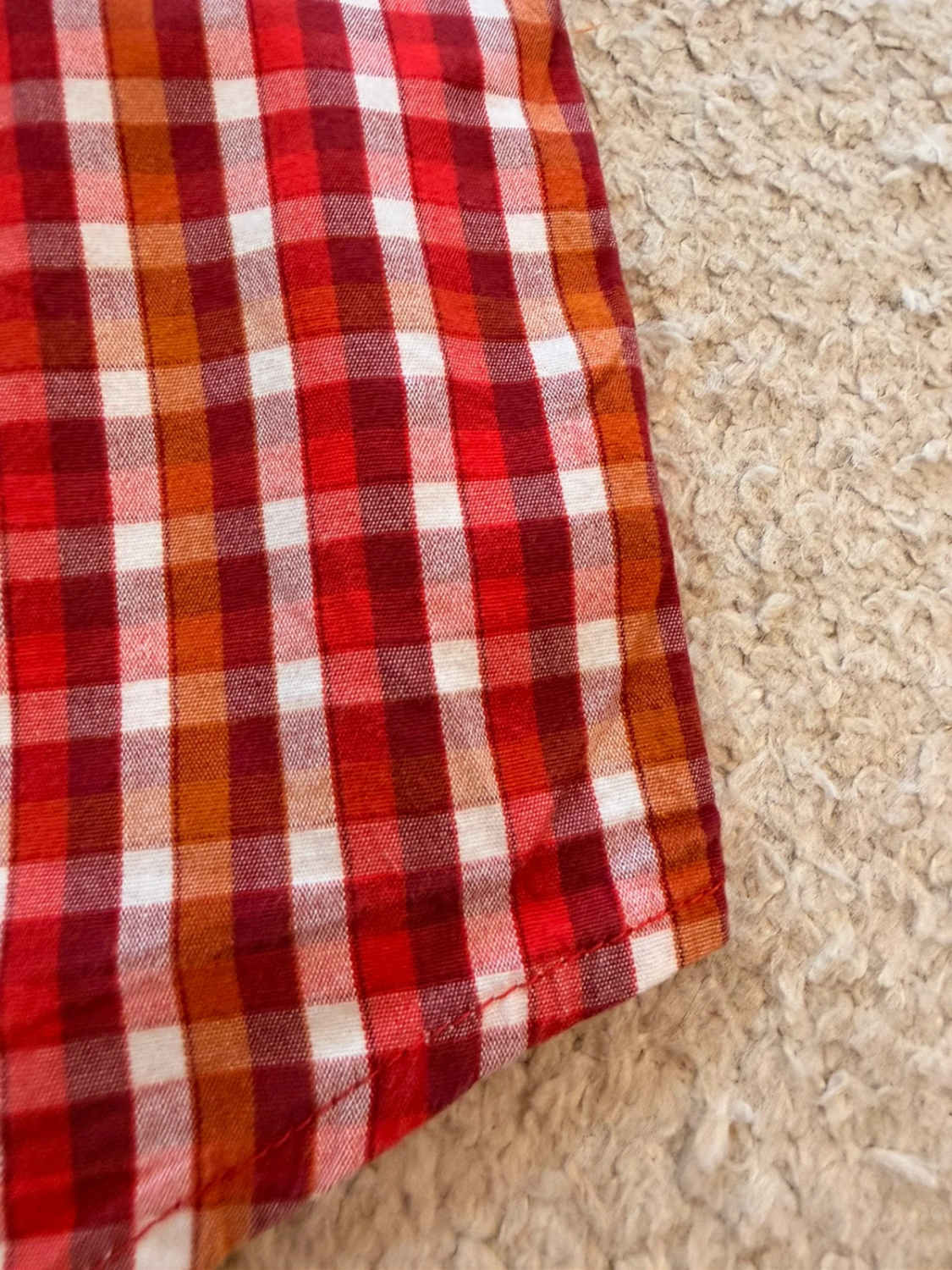 Chemise Columbia Bordeaux, Rouge, Blanc & Marron - L