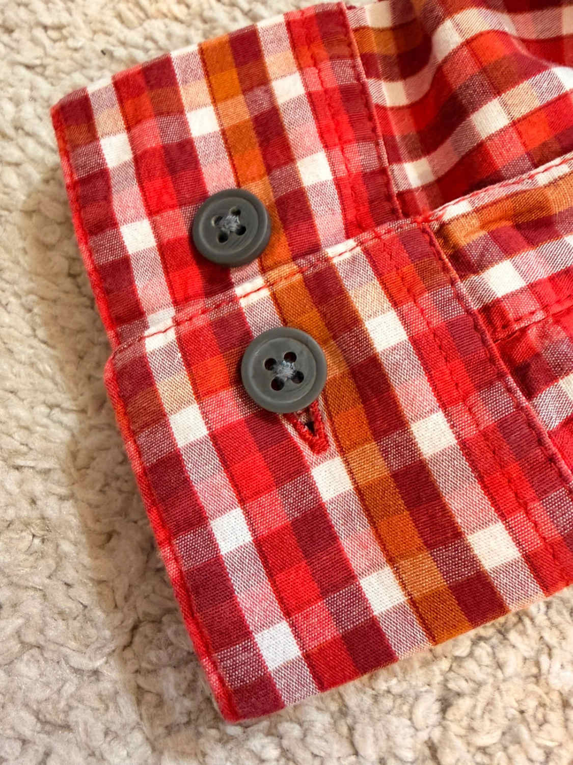 Chemise Columbia Bordeaux, Rouge, Blanc & Marron - L