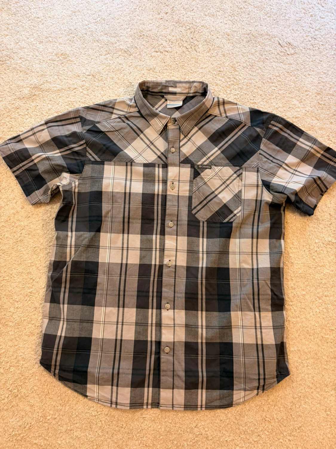 Chemise Columbia Regular Fit Noir & Gris - L