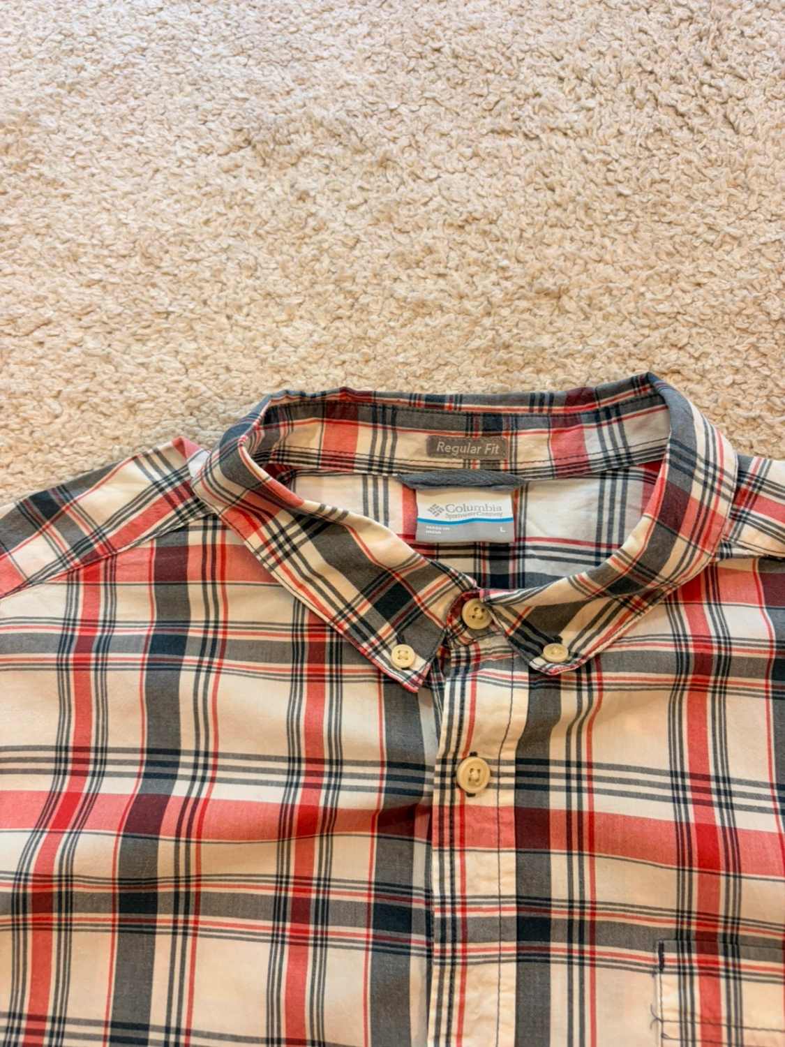 Chemise Columbia Manches Courtes - L
