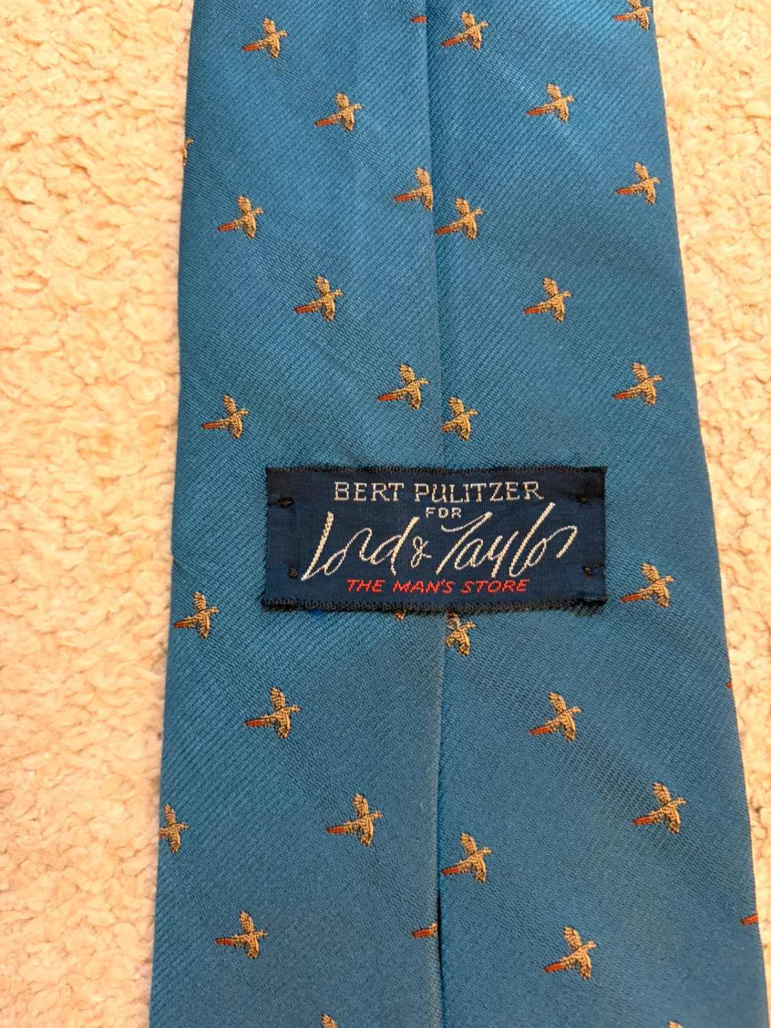 👔 Cravate Lord & Taylor (Bert Pulitzer) - Bleu