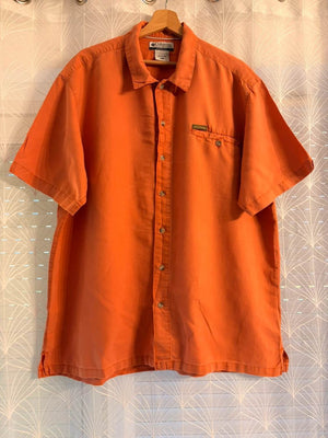 👕 Chemise Columbia Manches Courtes Orange - XXL
