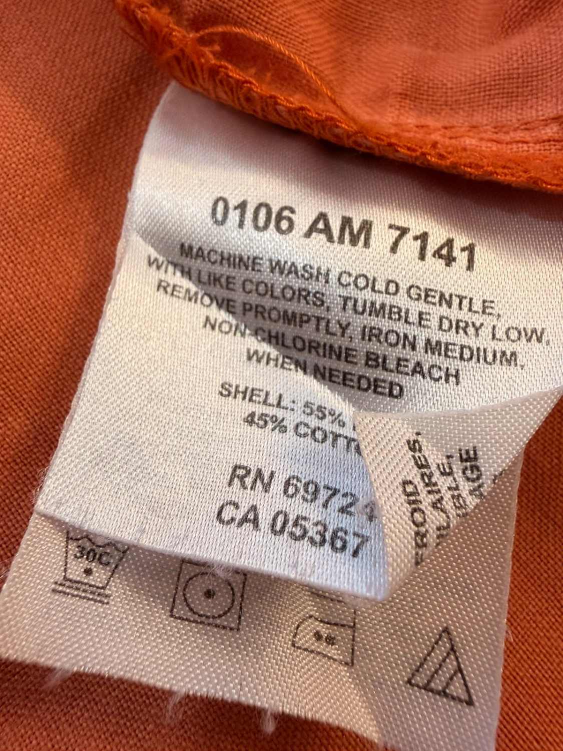 👕 Chemise Columbia Manches Courtes Orange - XXL