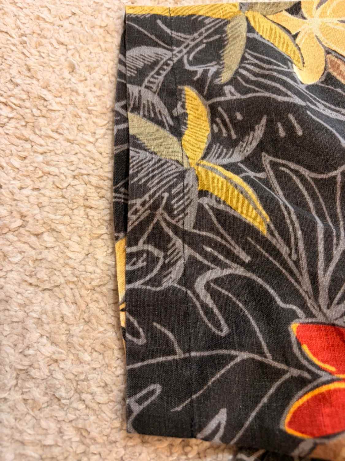 👕 Chemise Columbia à motifs Fleurs Noir & Multicolore - S