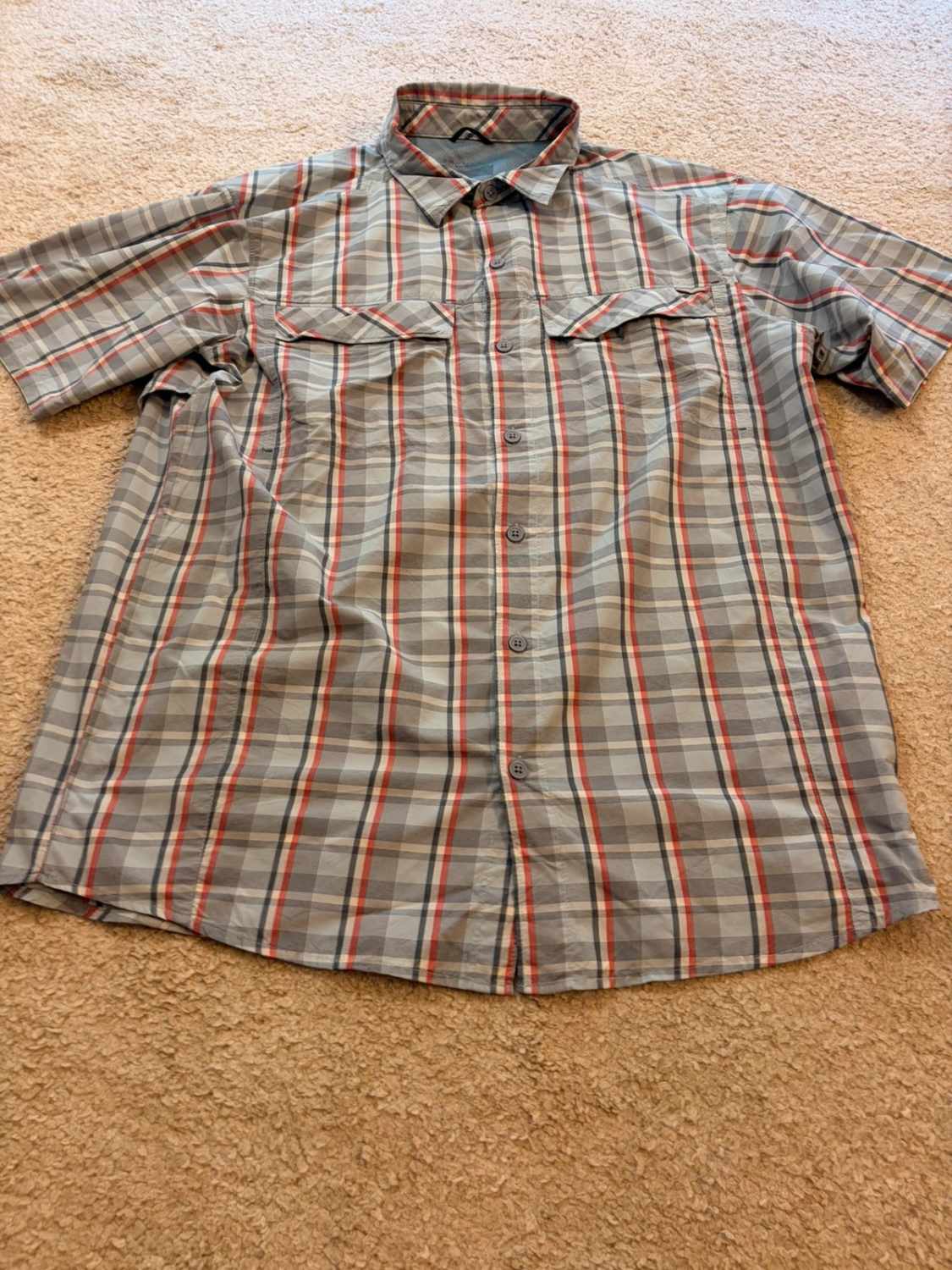👕 Chemise Columbia Omni-Shade Bleu, Rouge & Marine - XL