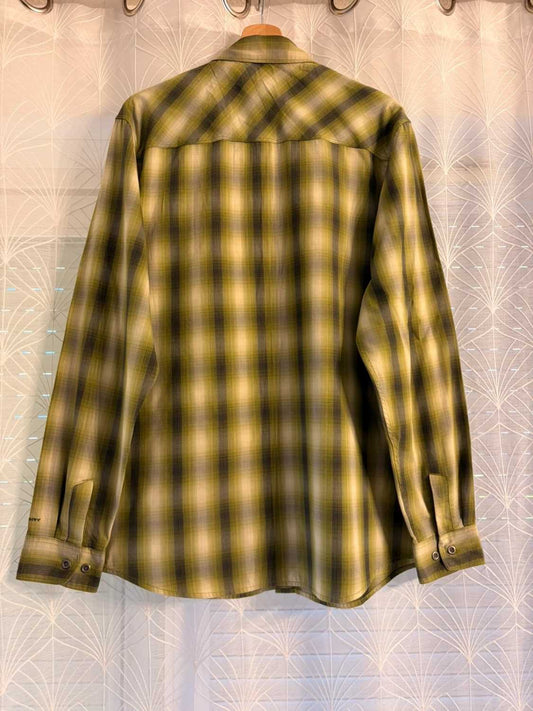 👕 Camisa Columbia Omni-Dry Caqui, Negro y Gris - M