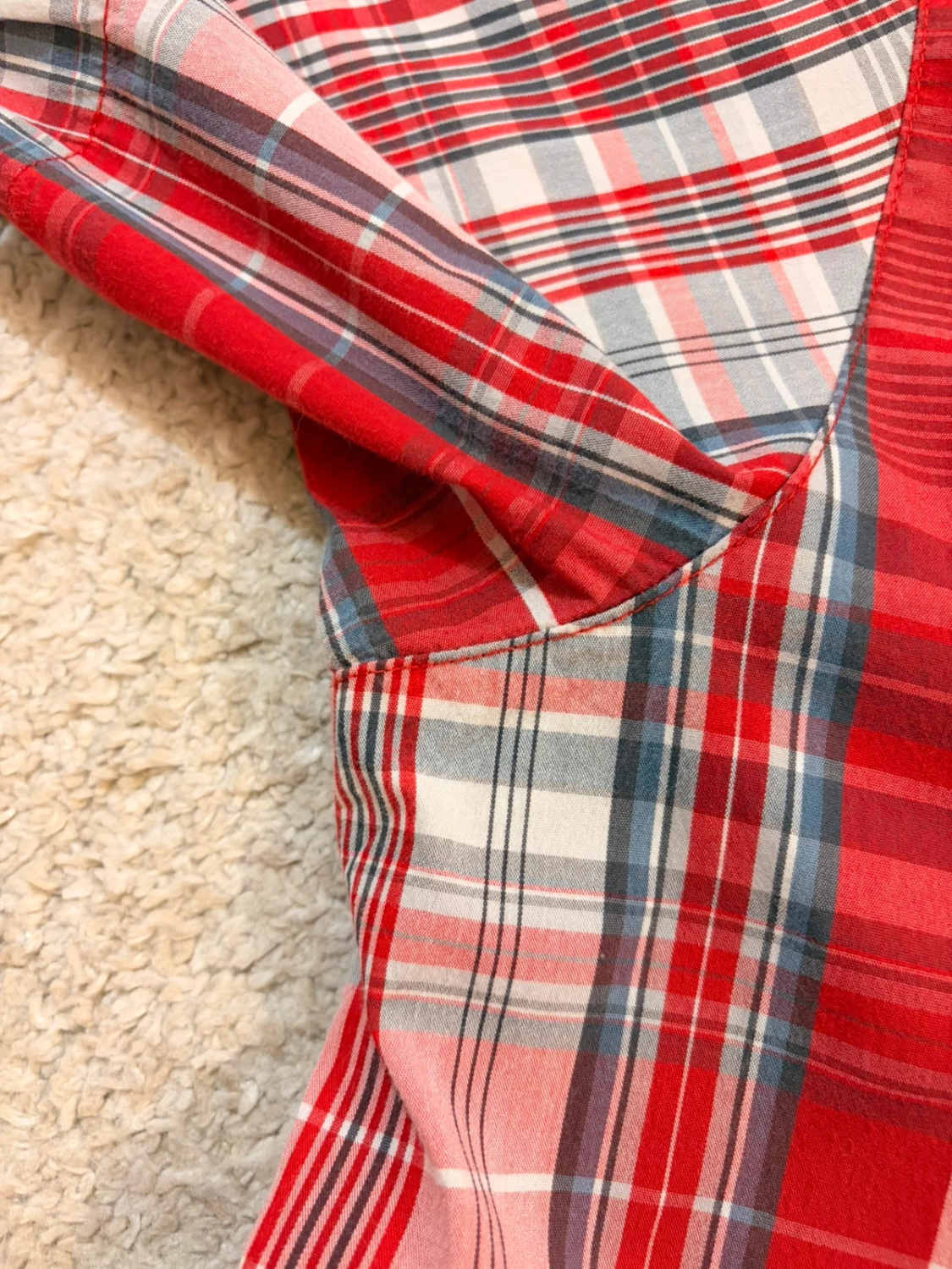 Camicia Columbia L Maniche Corte | Omni-Wick | Quadri Rosso Corallo | Sport & Stile