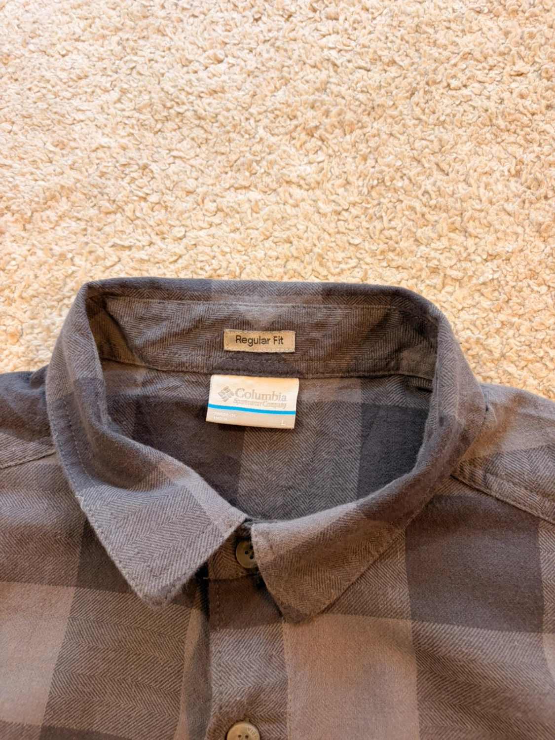 Chemise Columbia Omni-Wick Flanelle Gris Foncé - L