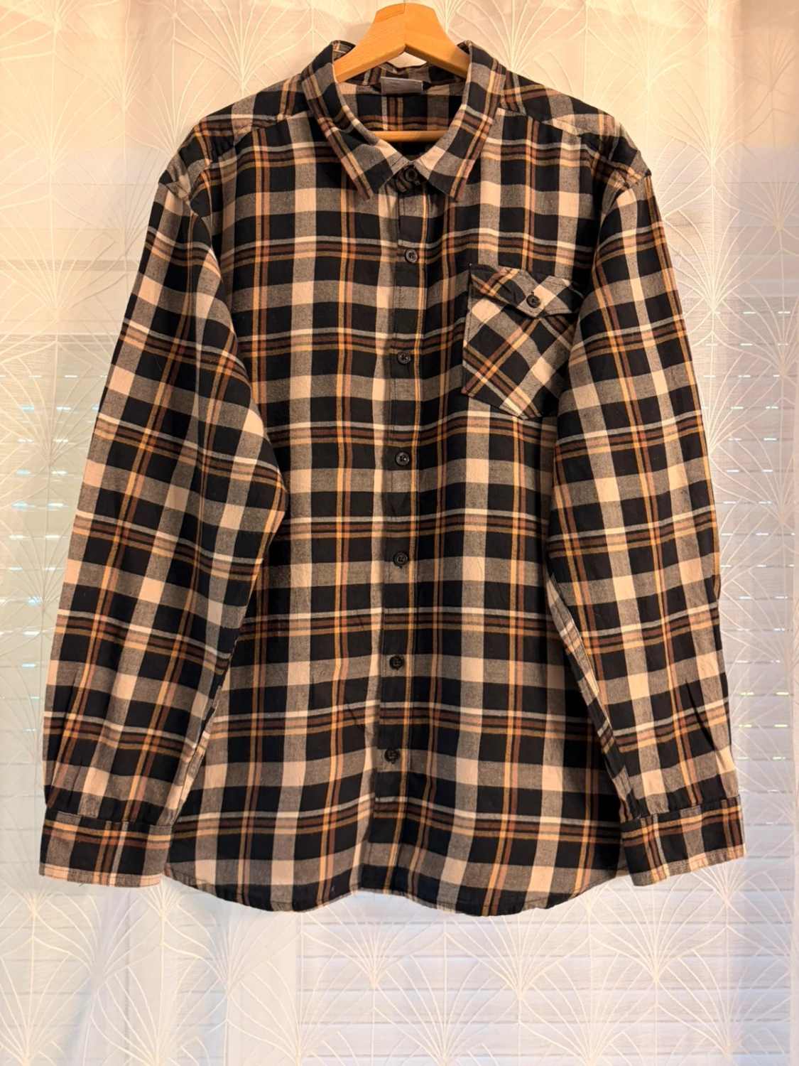 Chemise Columbia Flanelle Noir, Beige & Marron - XL