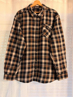 Chemise Columbia Flanelle Noir, Beige & Marron - XL