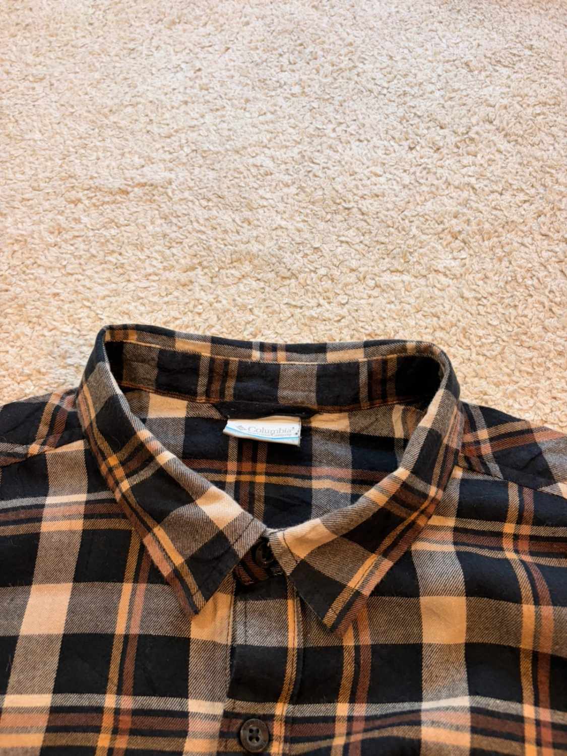 Chemise Columbia Flanelle Noir, Beige & Marron - XL