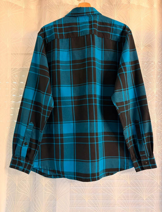 Camisa Columbia Omni-Wick negro y azul - M
