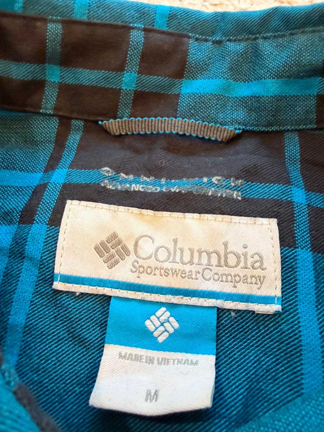 Chemise Columbia Omni-Wick Noir & Bleu - M