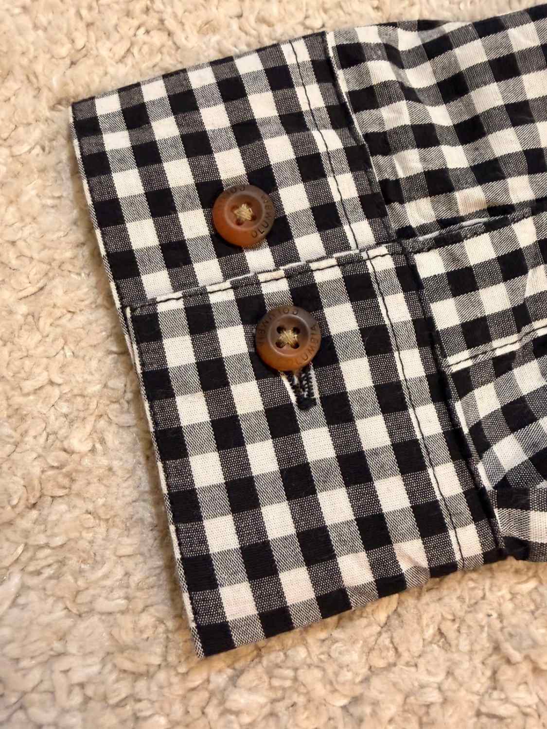 Columbia L Geruit Overhemd Zwart & Wit | Stretch Katoen | Tijdloze Stijl