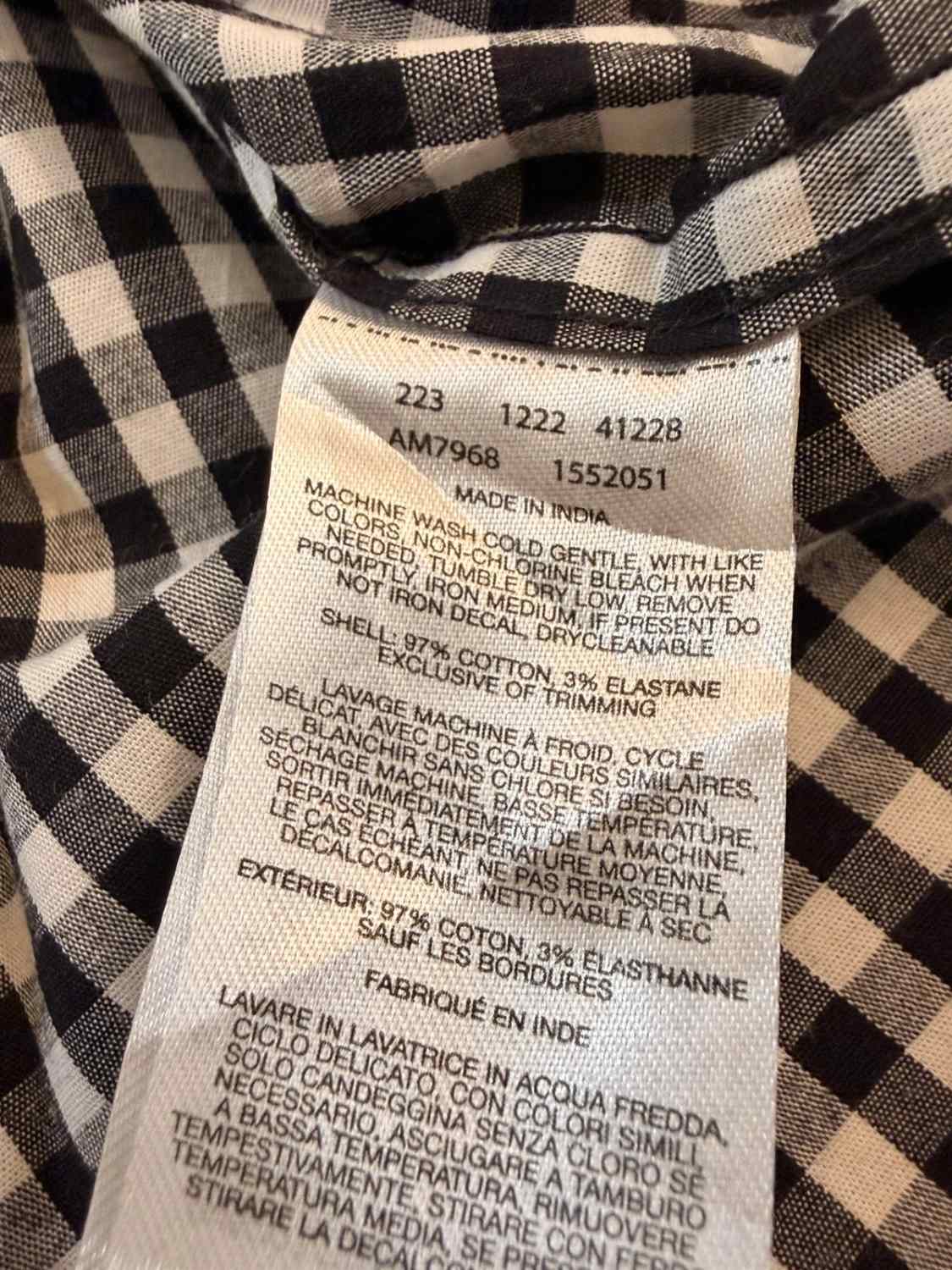 Columbia L Geruit Overhemd Zwart & Wit | Stretch Katoen | Tijdloze Stijl