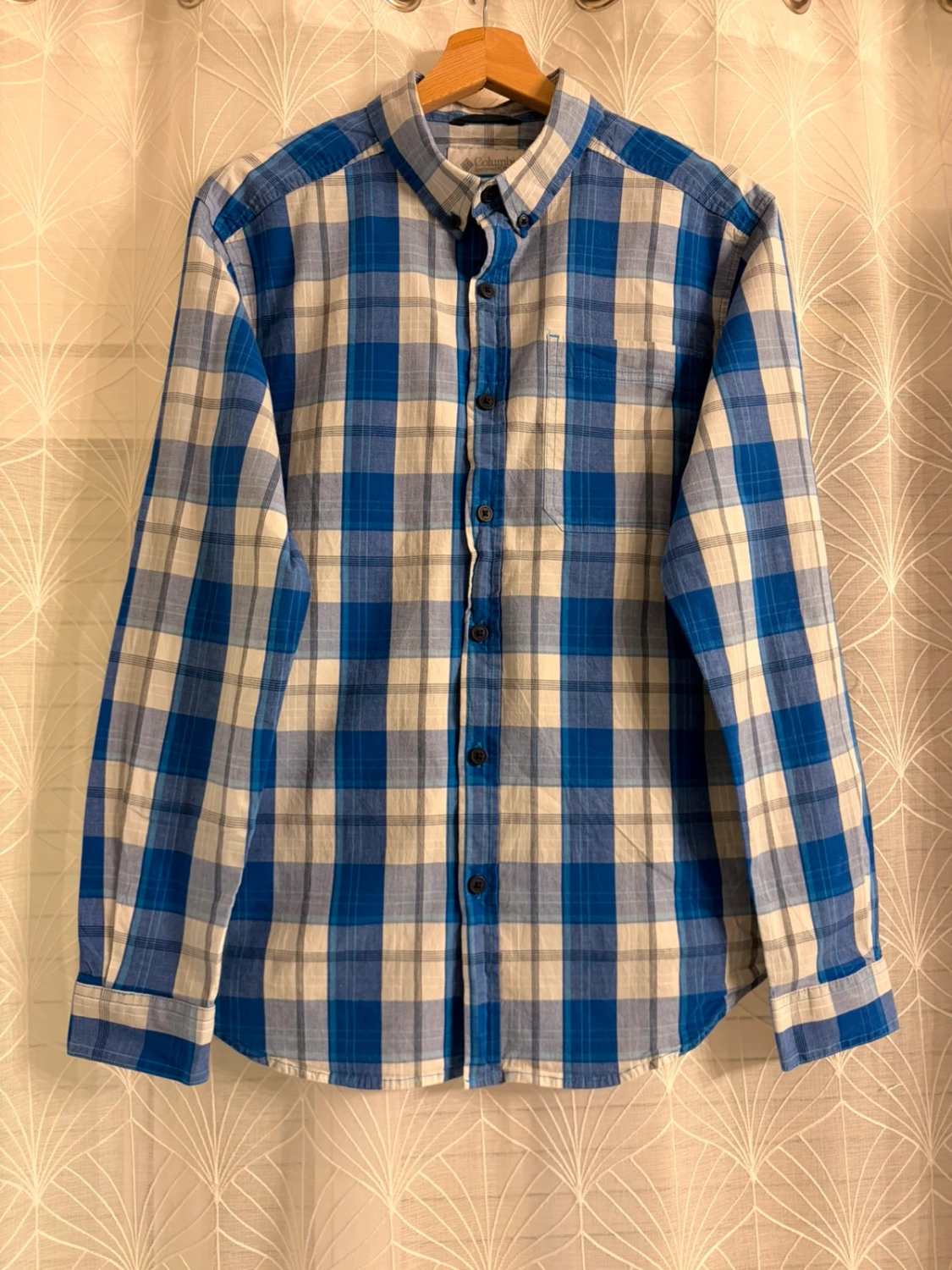 Camicia Columbia M Quadri Blu | Cotone Stretch | Comfort & Stile