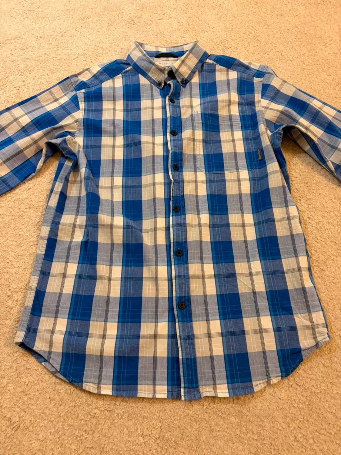 Camicia Columbia M Quadri Blu | Cotone Stretch | Comfort & Stile