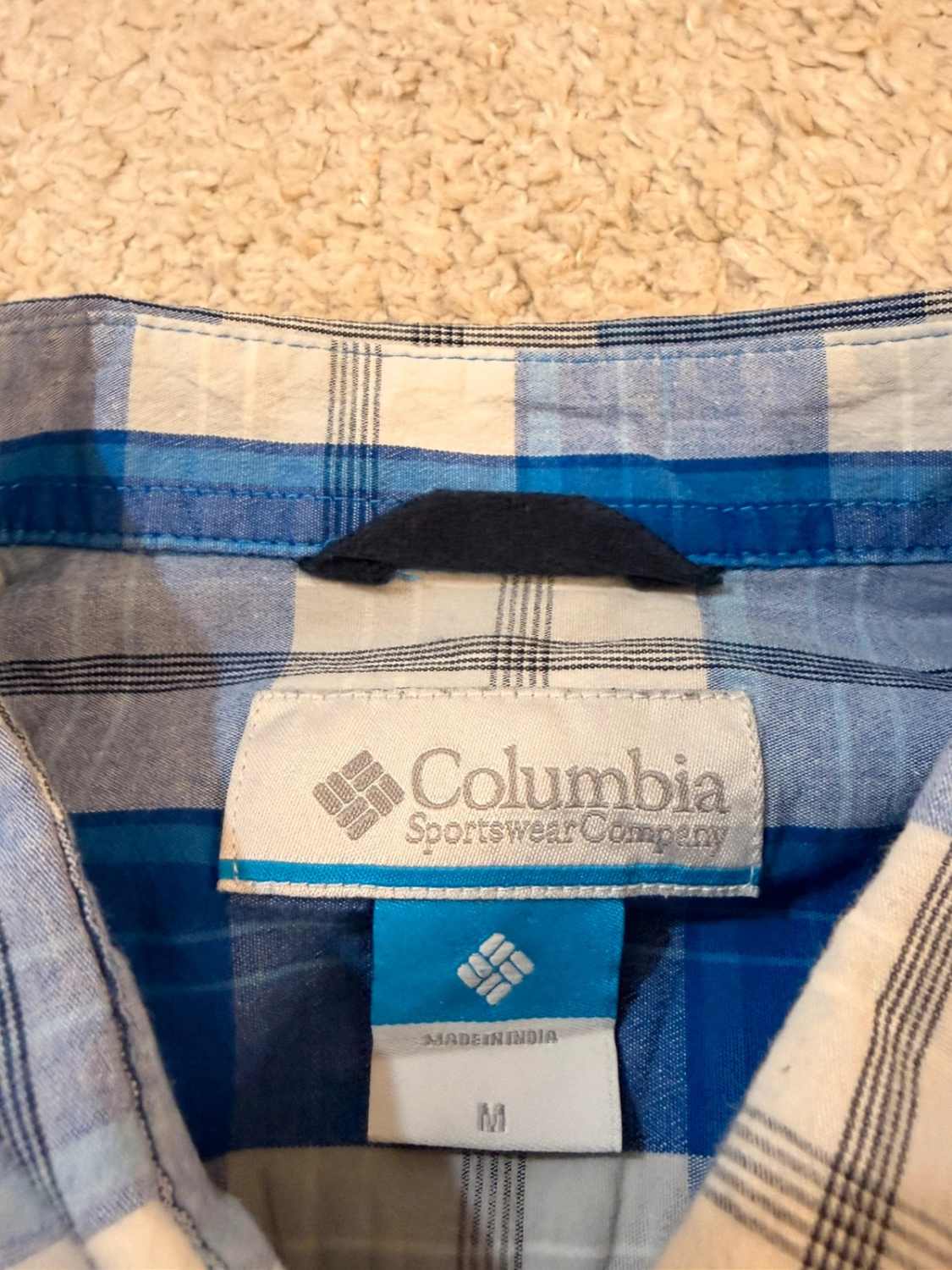 Camicia Columbia M Quadri Blu | Cotone Stretch | Comfort & Stile