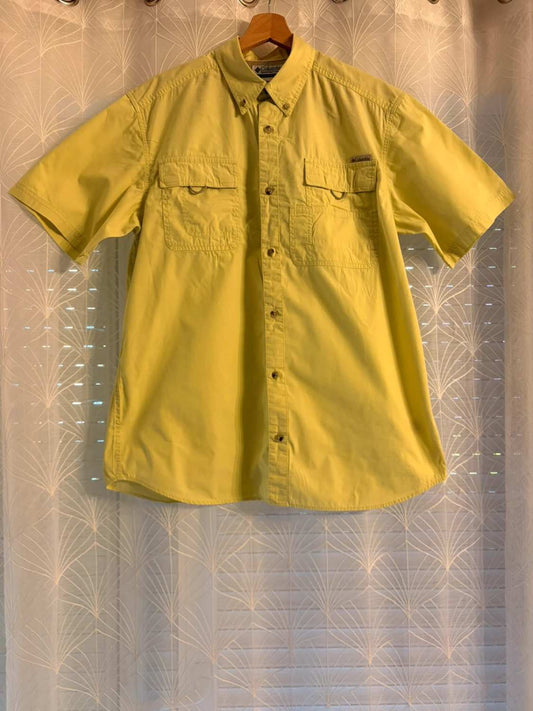 👕 Chemise Columbia Manches Courtes Verte - M
