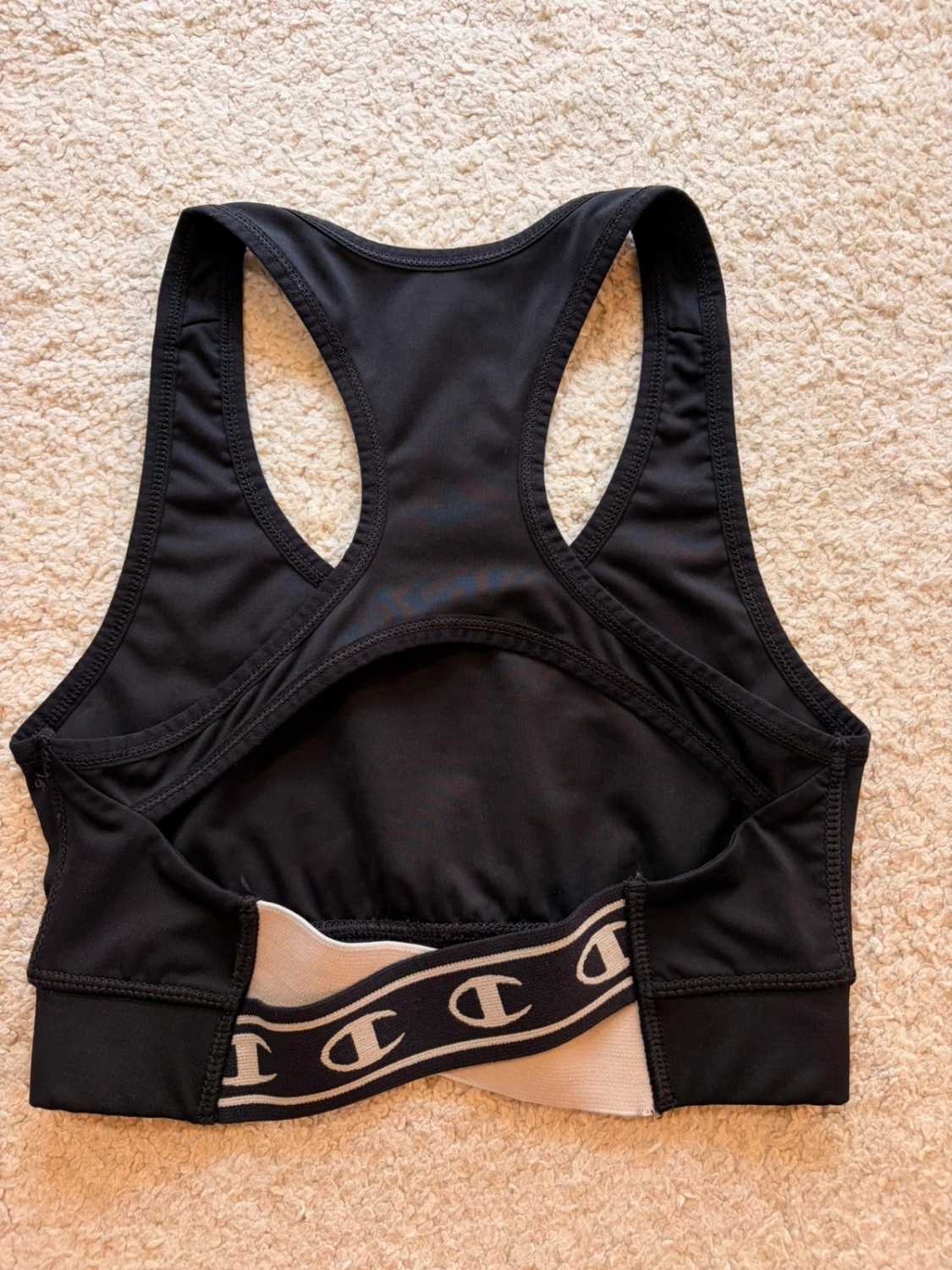 🏆🖤 Brassière Champion "Play Like a Champion" Noire