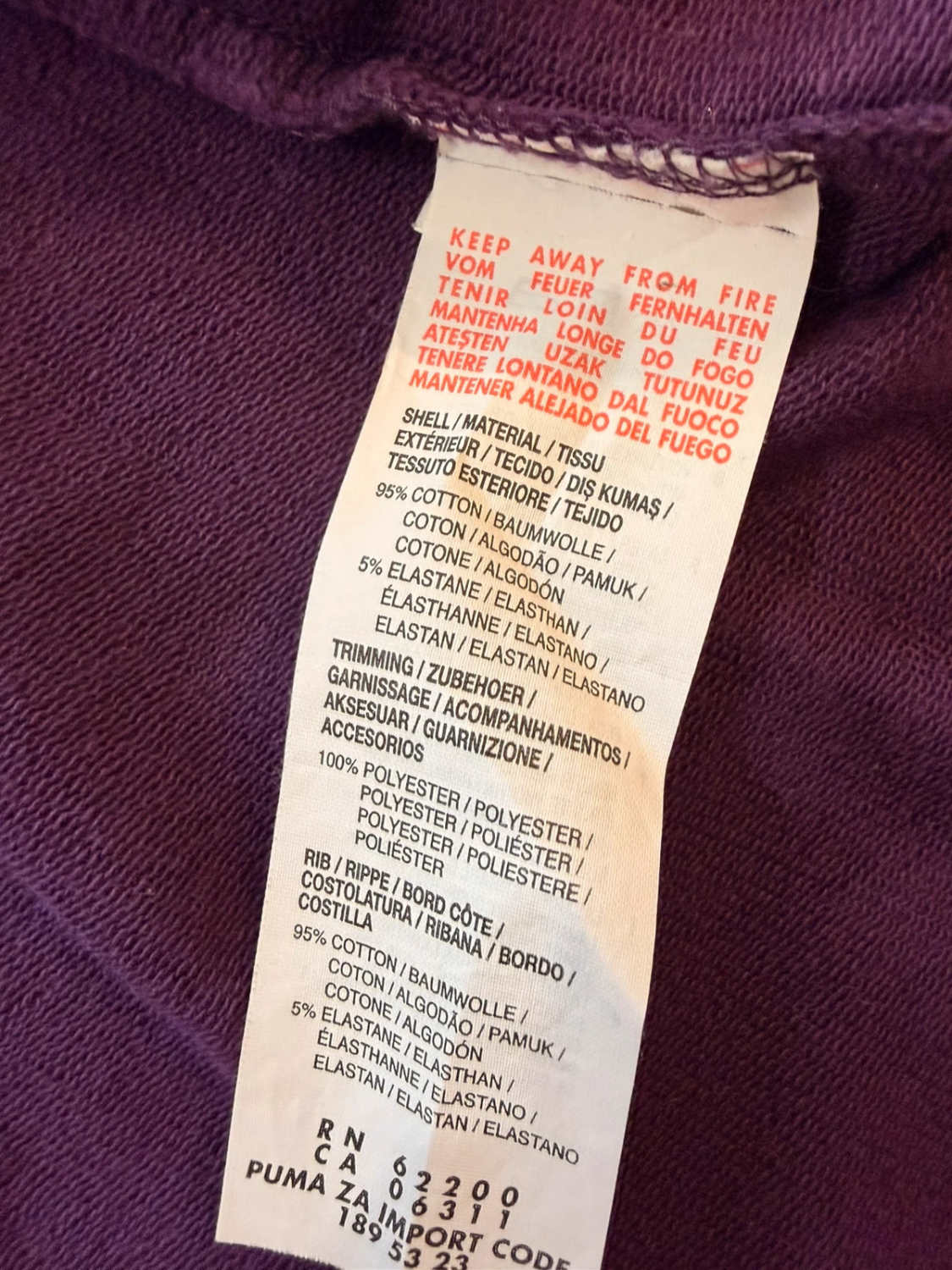 🦄 Ensemble survêtement Puma Violet - S