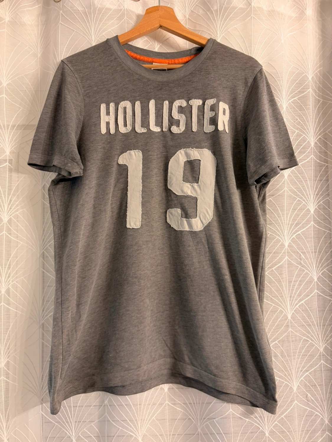 T-shirt Hollister Femme XL - Gris/Kaki - Coton Doux - Casual & Confortable