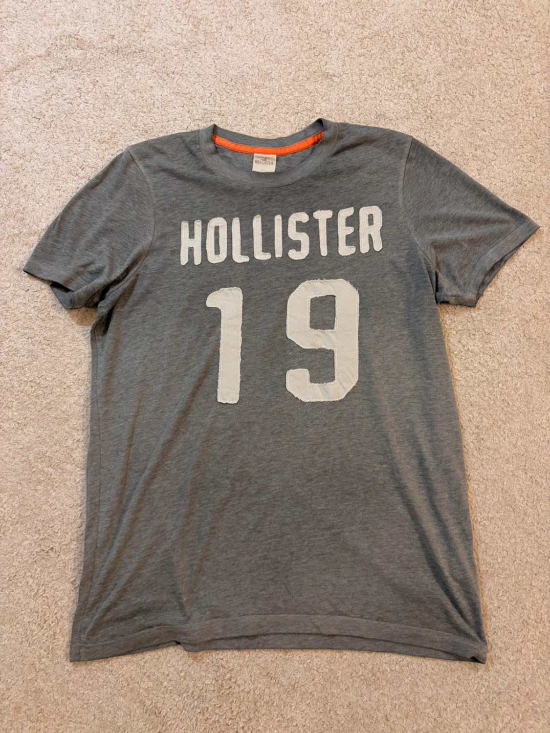 T-shirt Hollister Femme XL - Gris/Kaki - Coton Doux - Casual & Confortable