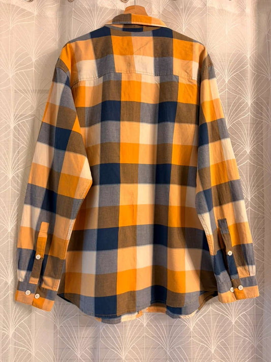 Camisa de Franela Columbia XL Hombre | Cuadros Ricos | Algodón Suave | Estilo Outdoor