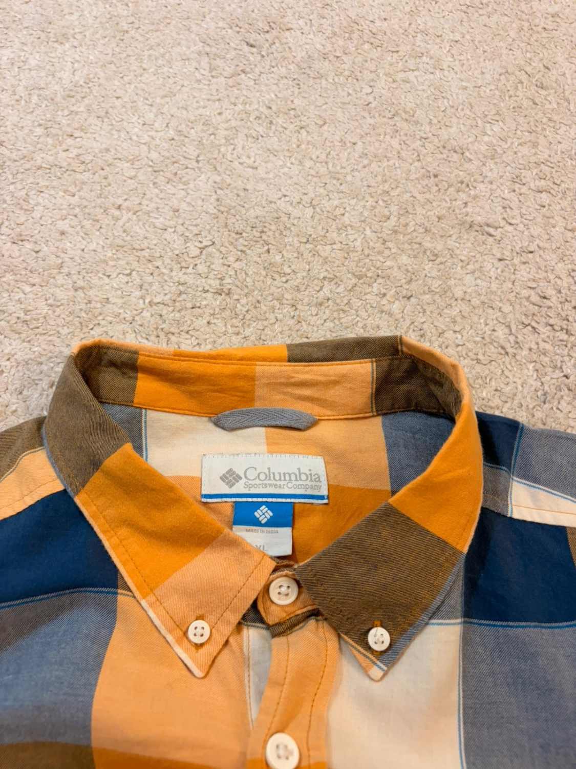 Chemise Flanelle Columbia XL Homme | Carreaux Riches | Coton Doux | Style Outdoor