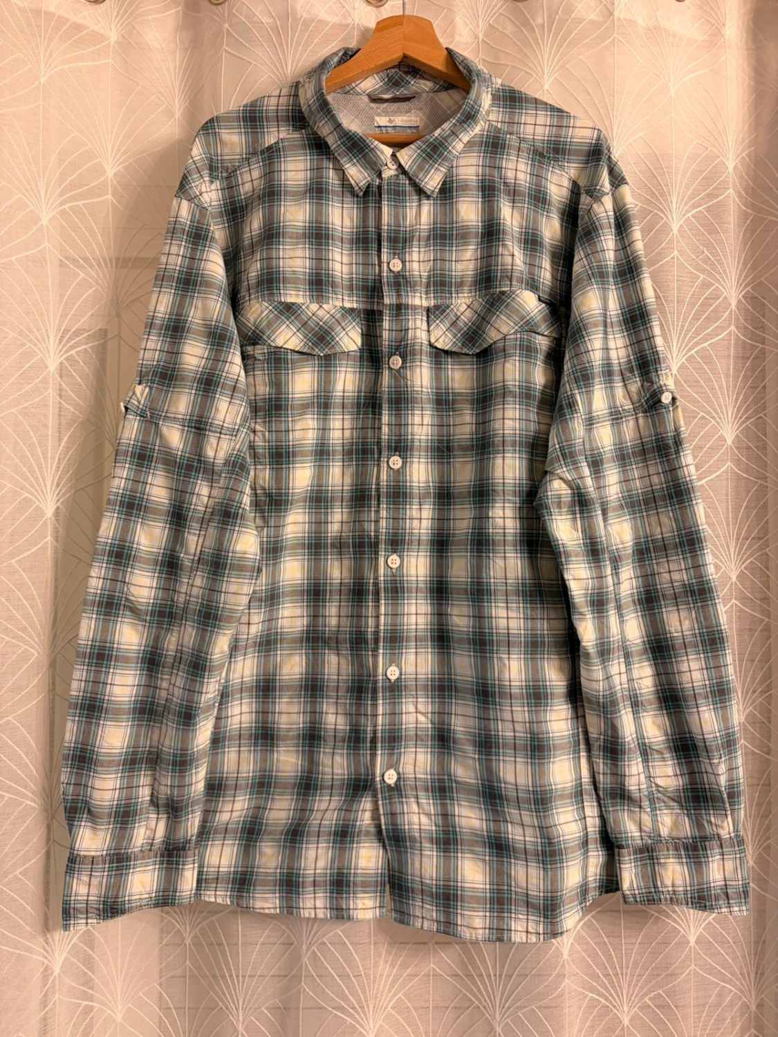 Chemise Columbia XLTG Homme | Carreaux Vifs | Nylon Polyester