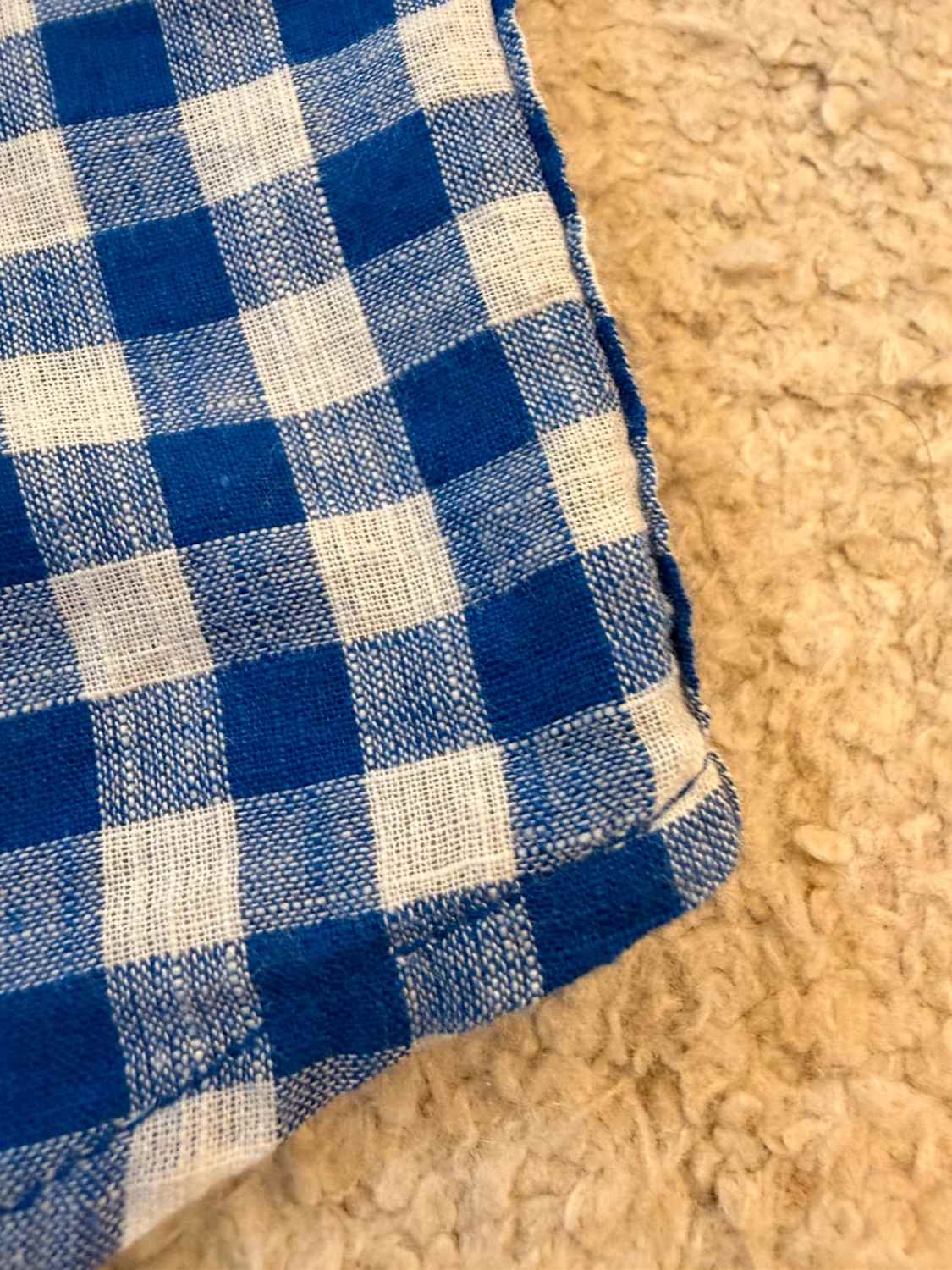 Chemise Columbia M Manches Courtes | Carreaux Classiques | Bleu & Blanc