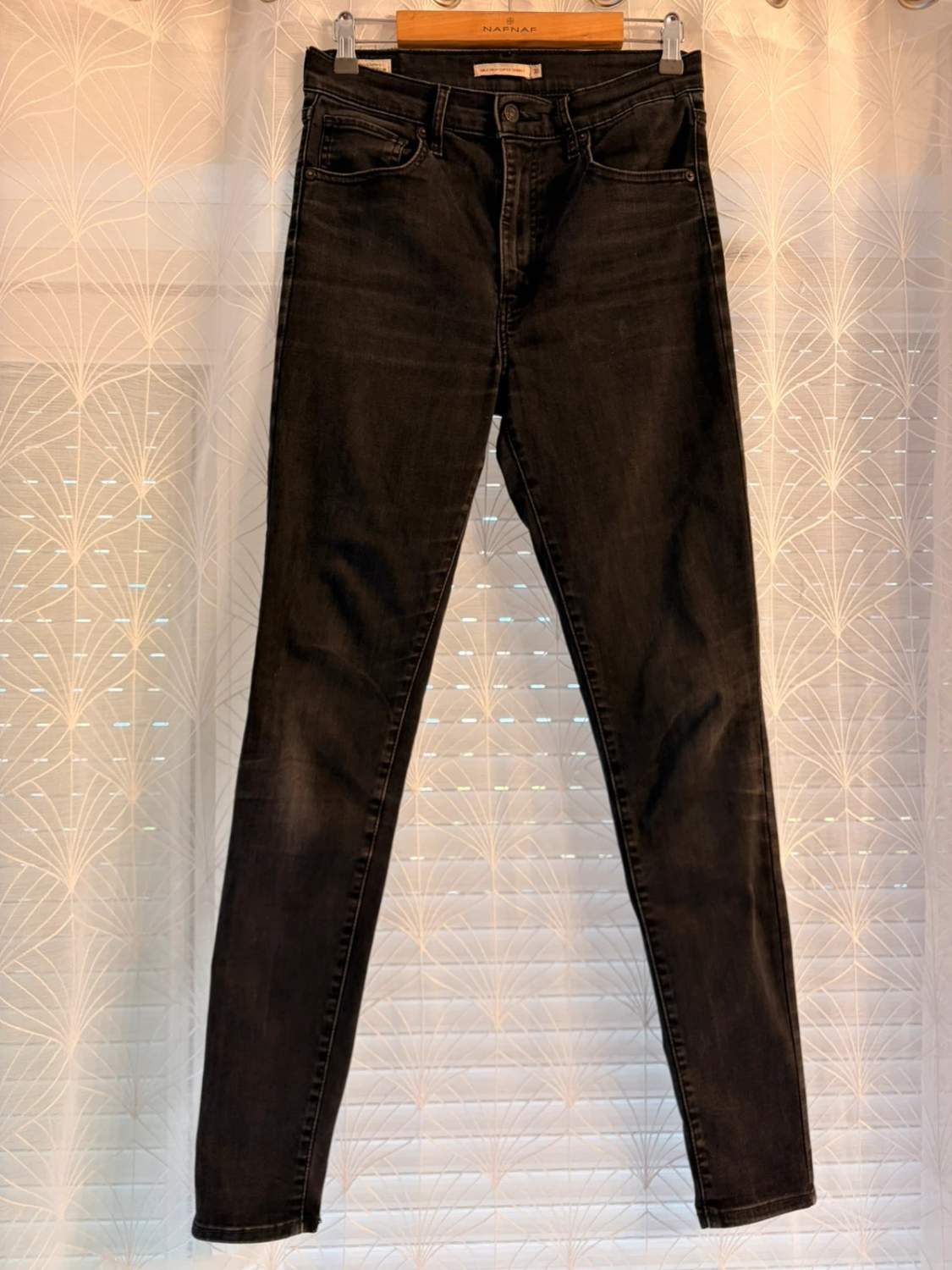 🌟Jeans Levi's Premium Mile High Super Skinny - Gris Foncé - Water<Less - T30 👖
