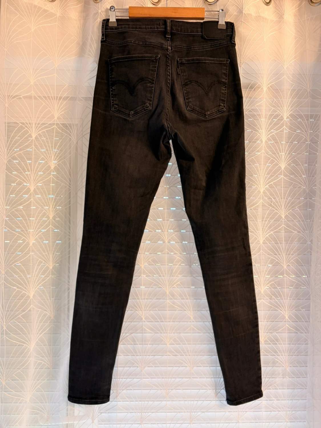 🌟Jeans Levi's Premium Mile High Super Skinny - Gris Foncé - Water<Less - T30 👖