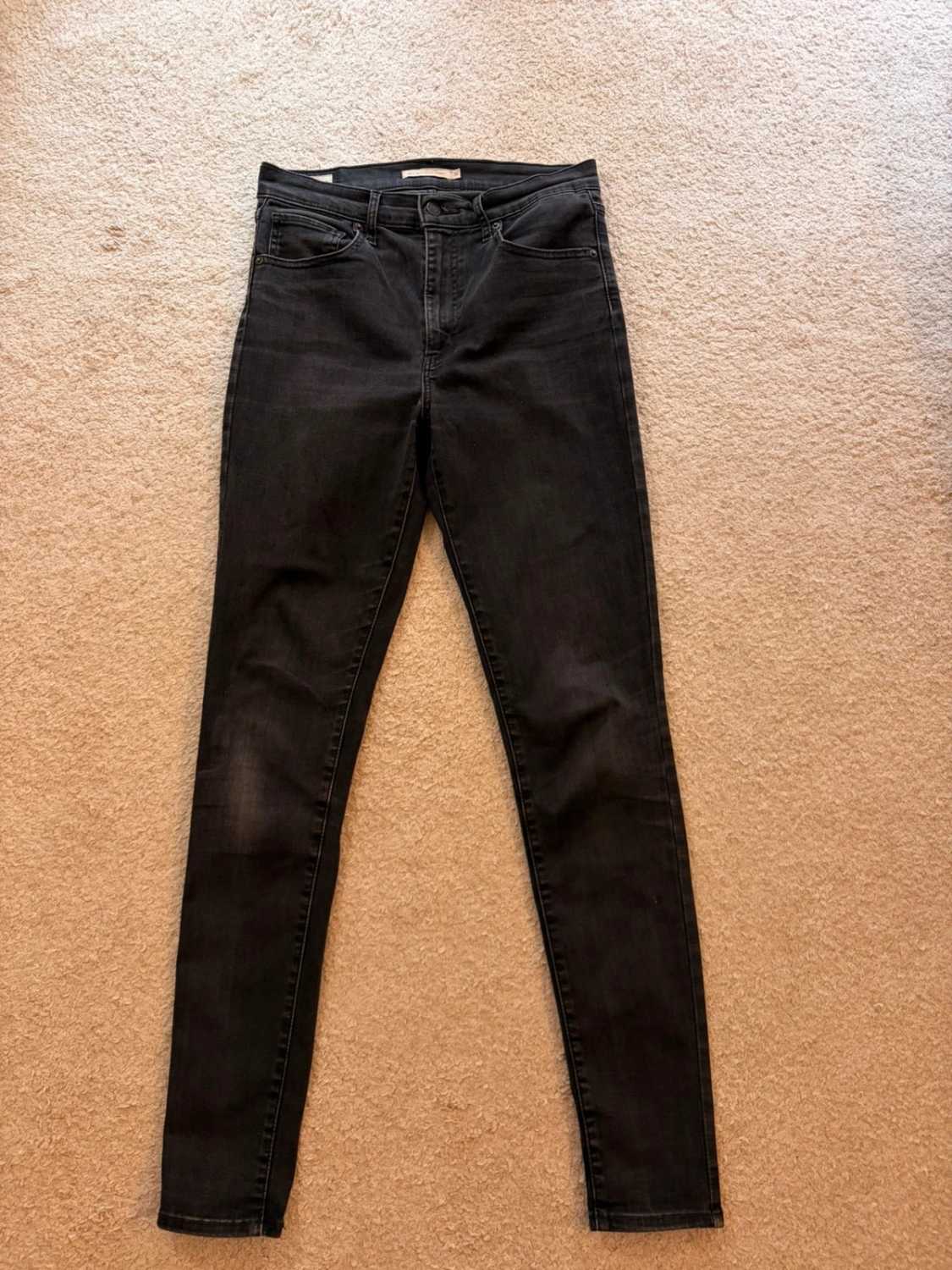 🌟Jeans Levi's Premium Mile High Super Skinny - Gris Foncé - Water<Less - T30 👖