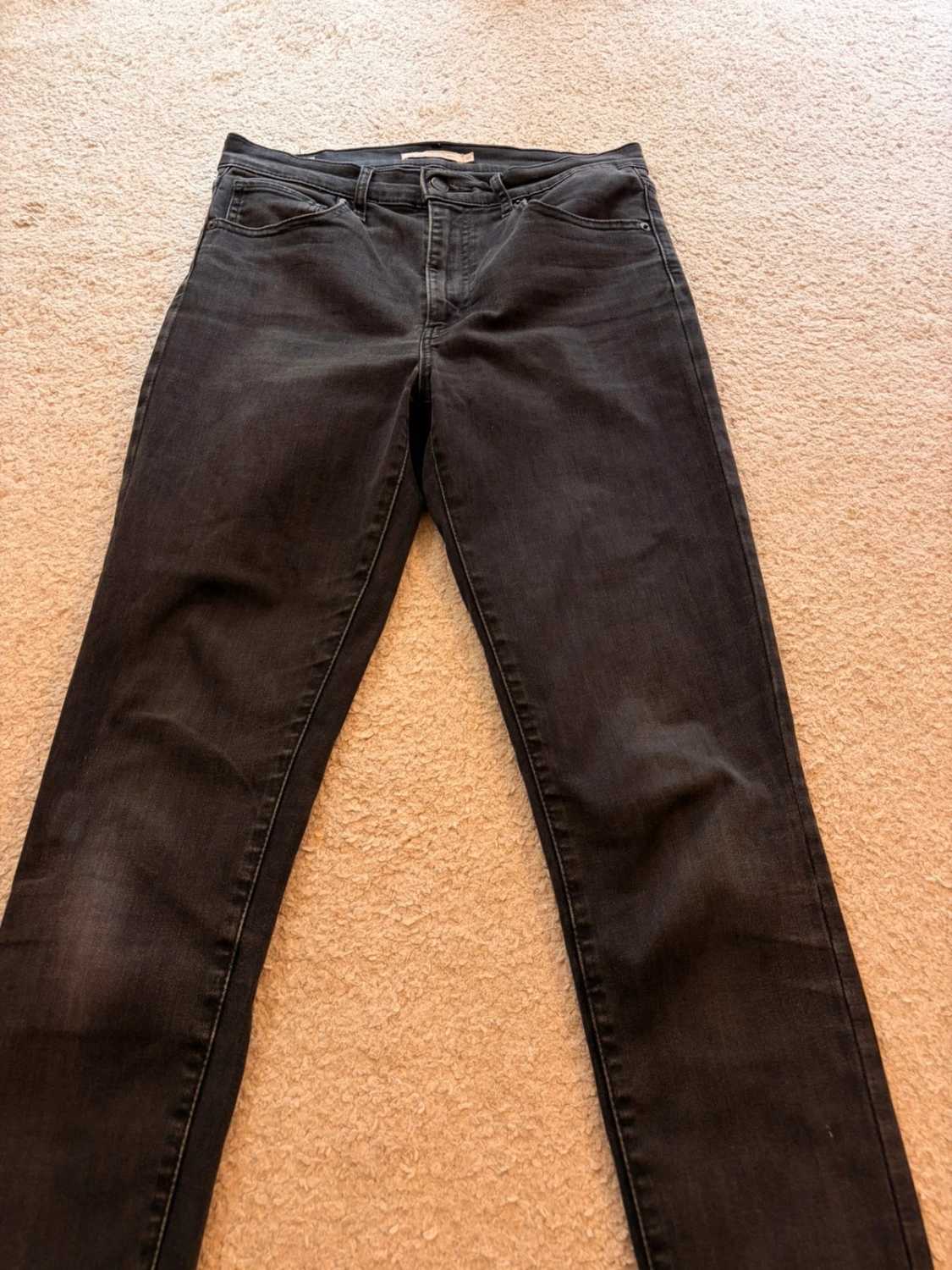 🌟Jeans Levi's Premium Mile High Super Skinny - Gris Foncé - Water<Less - T30 👖