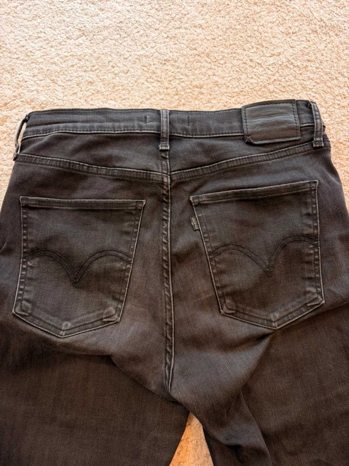 🌟Jeans Levi's Premium Mile High Super Skinny - Gris Foncé - Water<Less - T30 👖