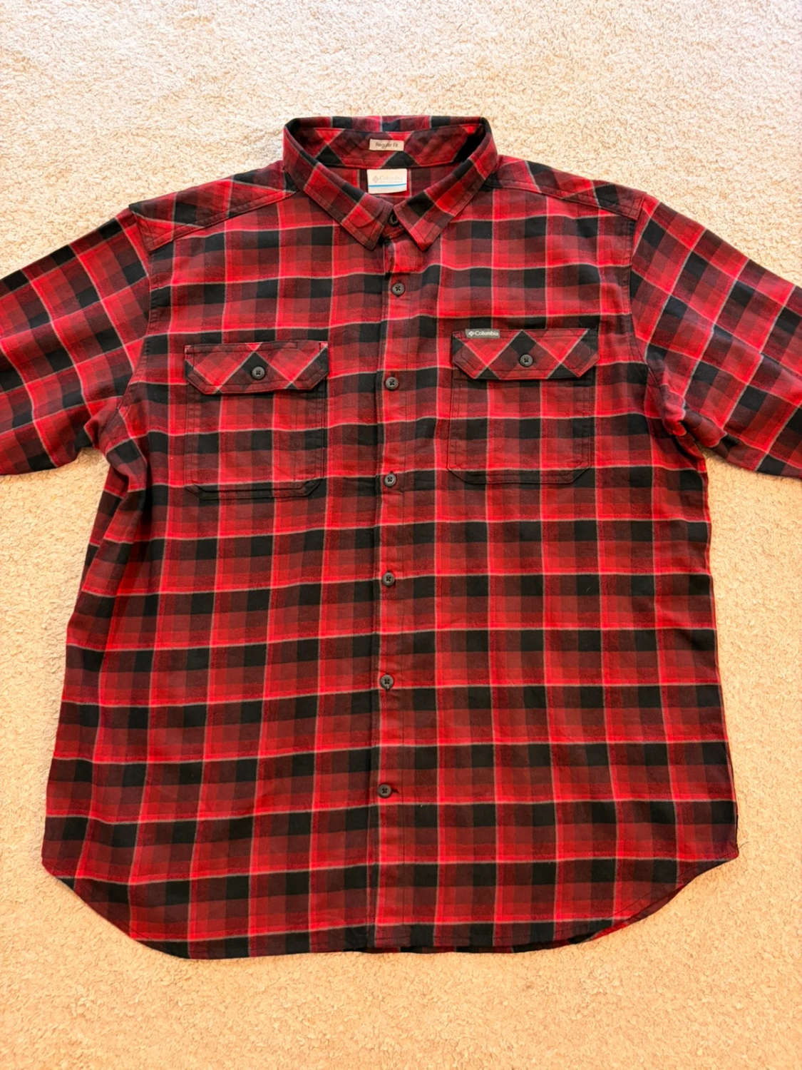 Chemise Columbia XL Omni-Wick | Carreaux Hivernaux | Flanelle Stretch