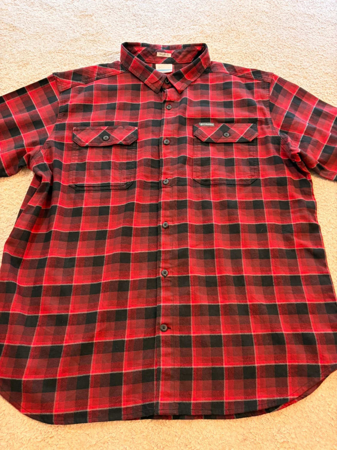 Chemise Columbia XL Omni-Wick | Carreaux Hivernaux | Flanelle Stretch