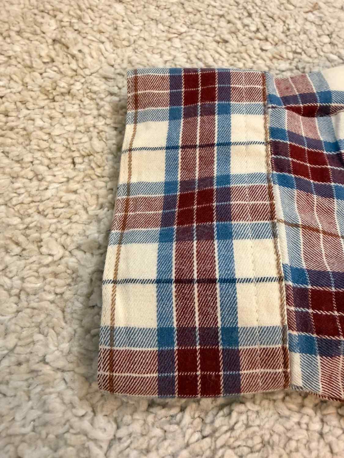 Chemise Flanelle Columbia XL Homme | Bordeaux, Bleu, Blanc | Coton Stretch