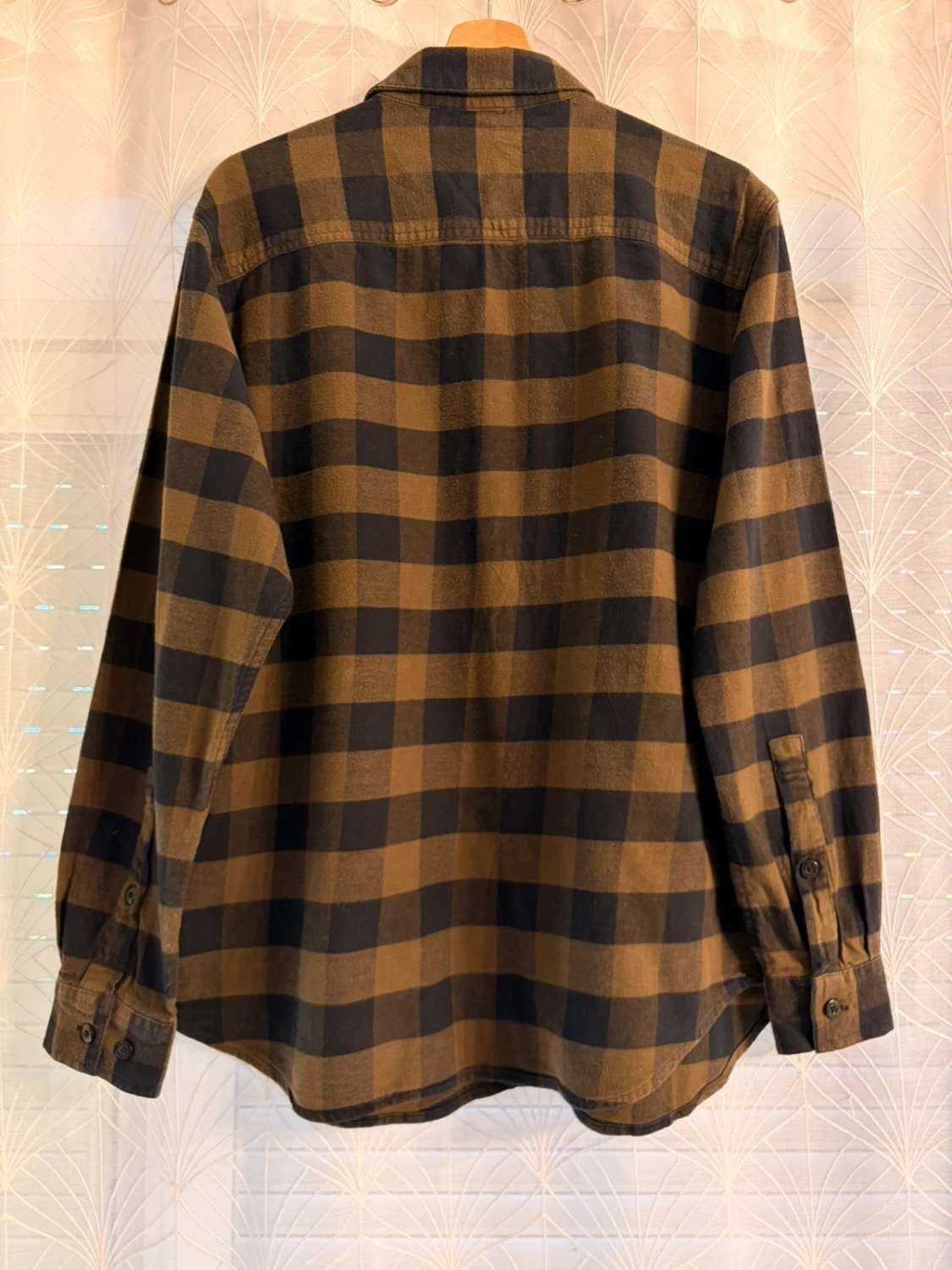 Chemise Flanelle Columbia L Homme | Kaki & Noir | Coton Stretch